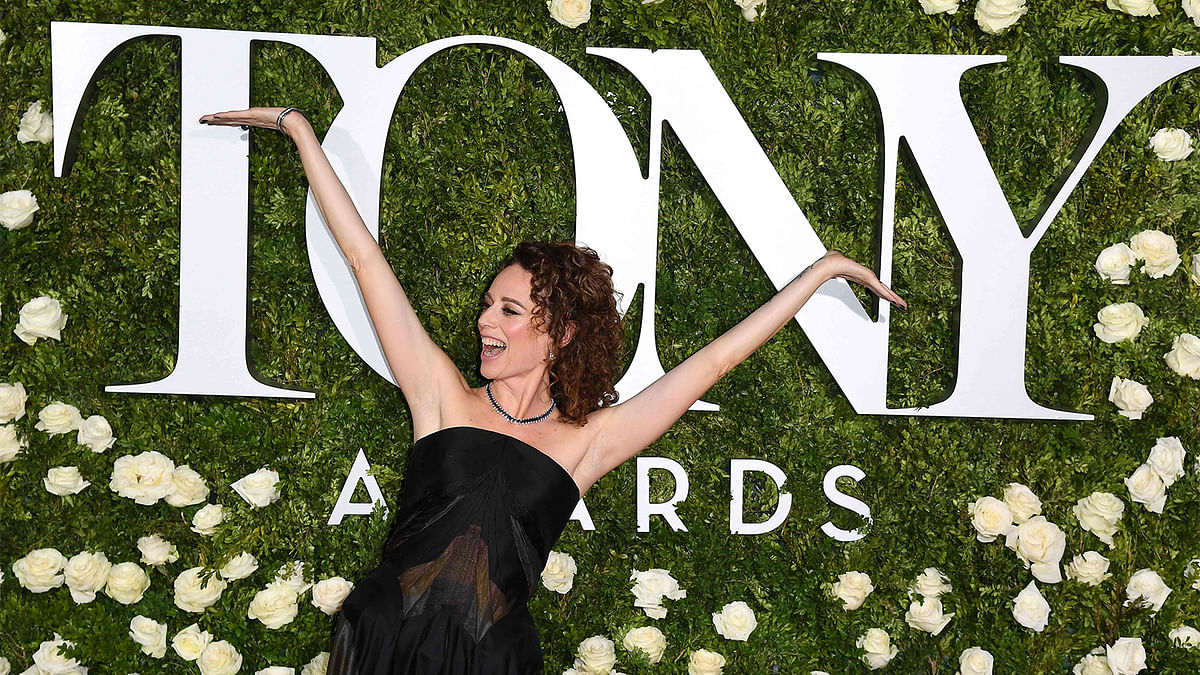 Rebecca Taichman attends the 2017 Tony Awards - Red Carpet at Radio City Music Hall on June 11, 2017 in New York City. AFP
