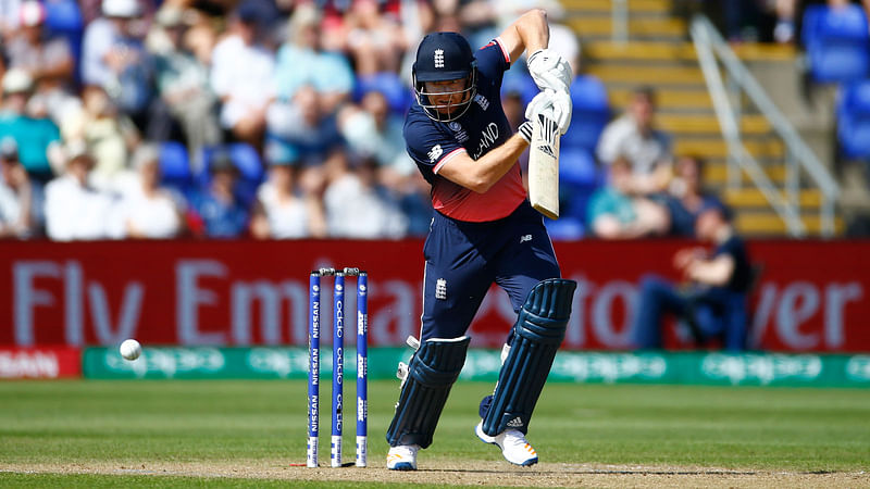 Britain Cricket - England v Pakistan - 2017 ICC Champions Trophy Semi Final - Sophia Gardens - June 14, 2017 England`s Jonny Bairstow in action Action Images via Reuters