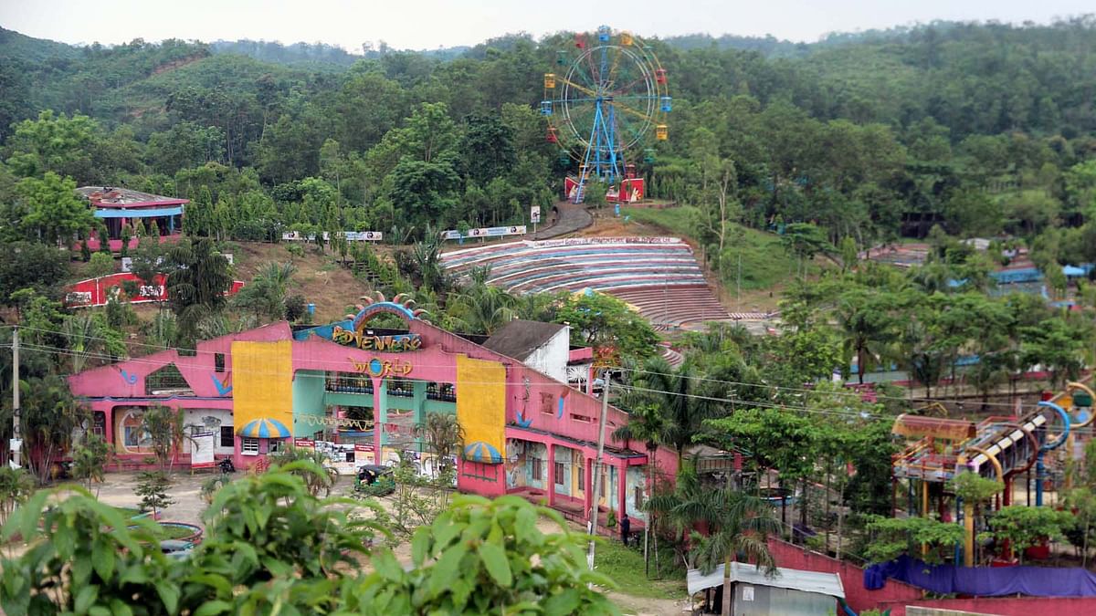 Adventure World amusement park in Sylhet city. Photo: Anis Mahmud