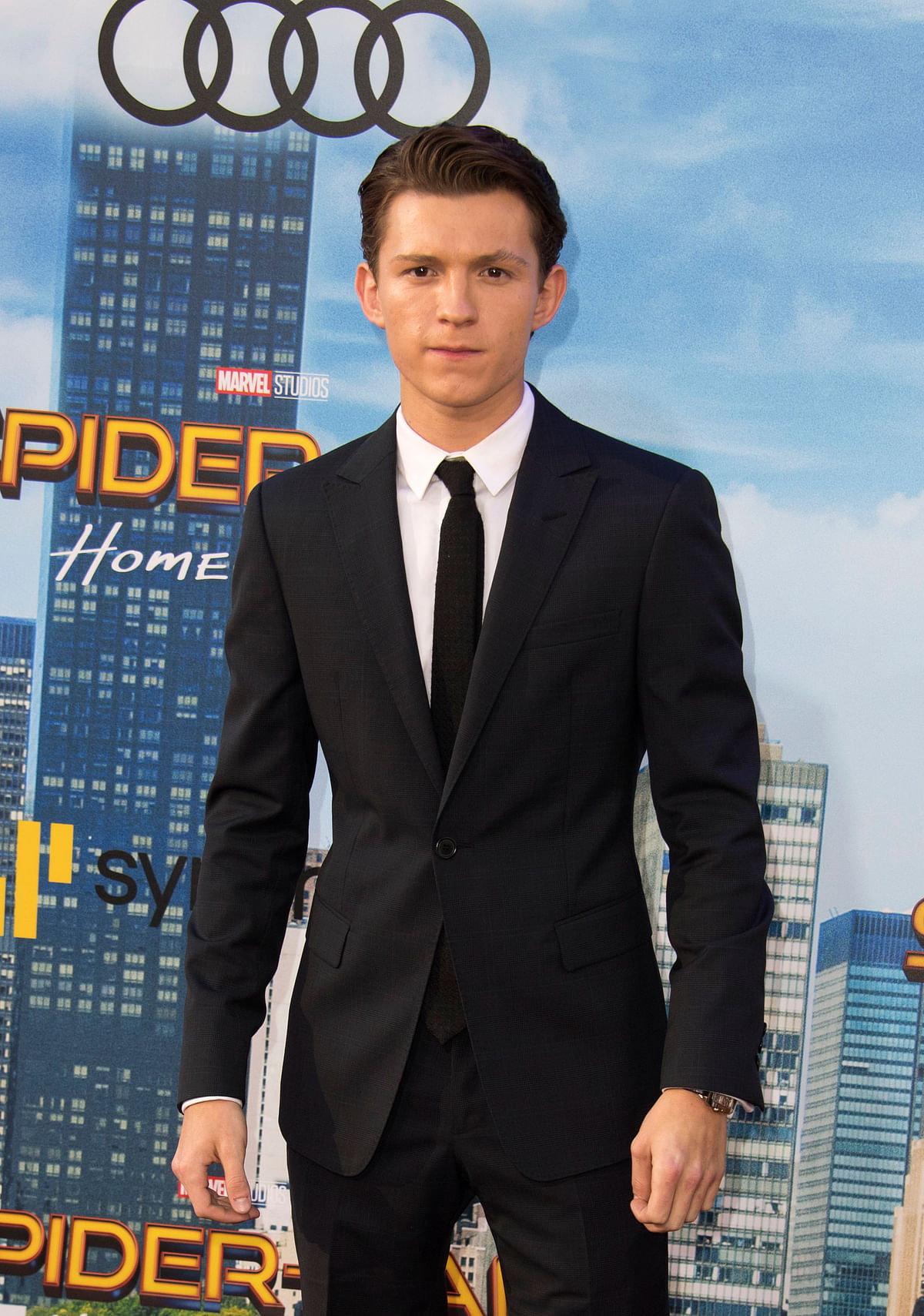 Actor Tom Holland attends the world premiere of `Spider-man: Homecoming` at the TCL Chinese Theater on June 28, 2017 in Hollywood, California. Photo: AFP