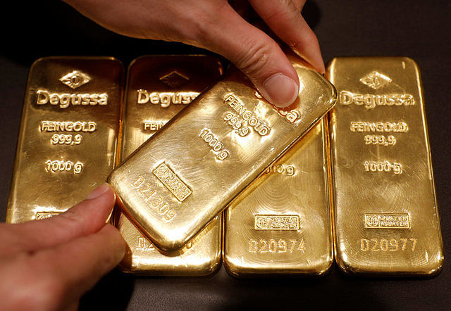 Gold bullion. Reuters