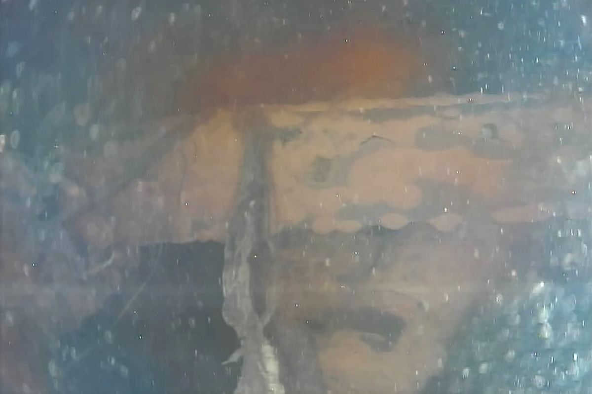 Video grab taken with an underwater robot and provided by Japan’s International Research Institute for Nuclear Decommissioning (IRID) on 22 July 2017 shows inside the pedestal of reactor No. 3 at Fukushima Dai-ichi nuclear power plant in Okuma, Fukushima prefecture. Photo: AFP