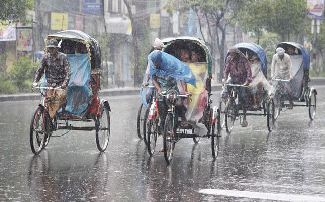 Heavy rains likely. Representational image. Photo: Focus Bangla