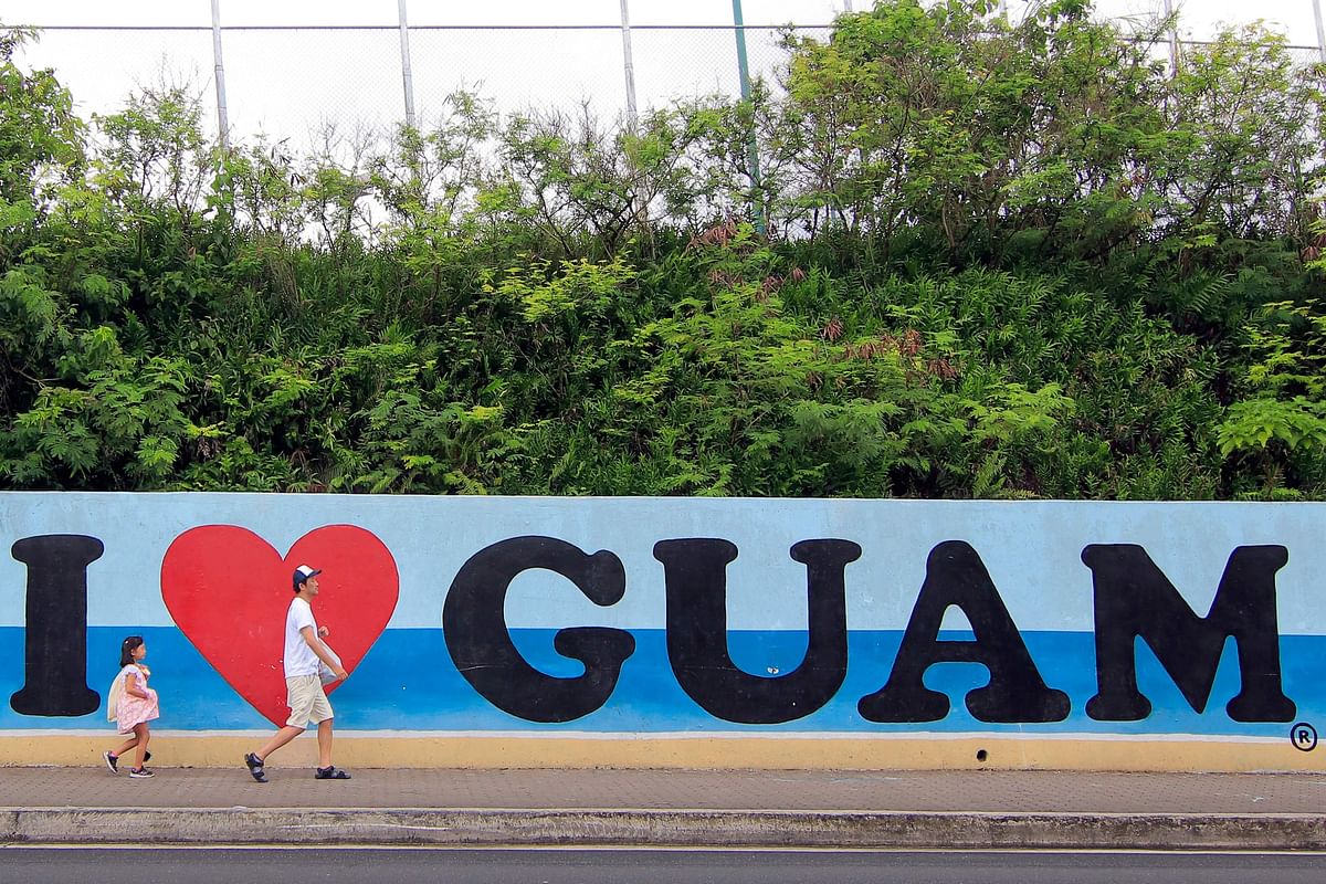 Guam is looking to cash in on its new-found fame as opportunity to attract visitors to the idyllic island. Photo: AFP