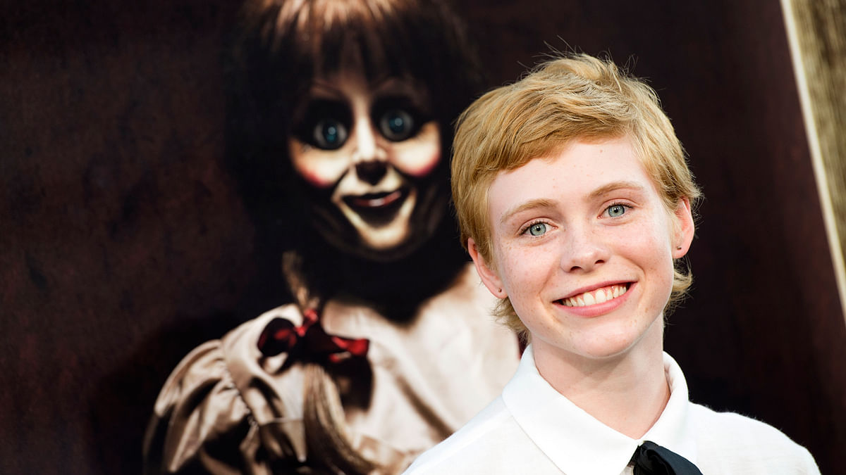 Actress Sophia Lillis attends the premiere of `Annabelle: Creation` on 7 August, 2017, in Hollywood, California. Photo: AFP