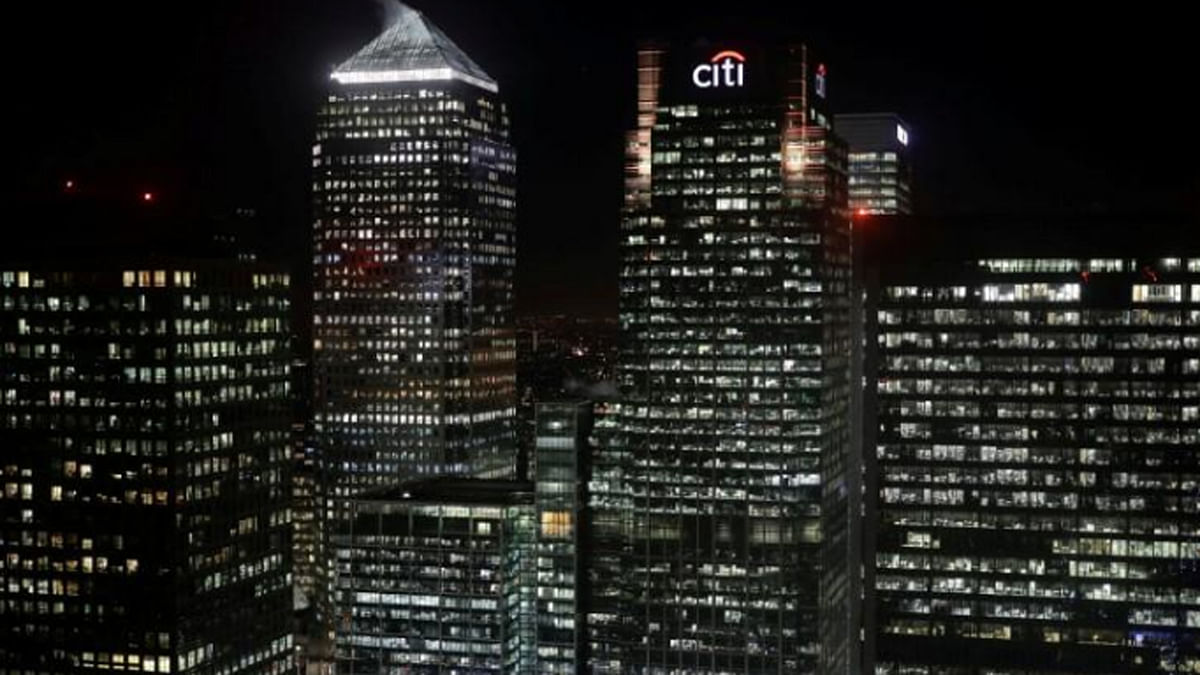 The Citibank building is seen in the financial district of Canary Wharf in London, Britain, on 19 January 2017. -- Reuters File Photo