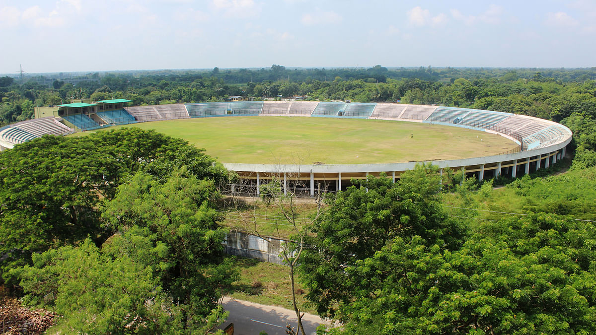 Chuadanga district stadium with a capacity of 10,000 spectators. Photo: Prothom Alo