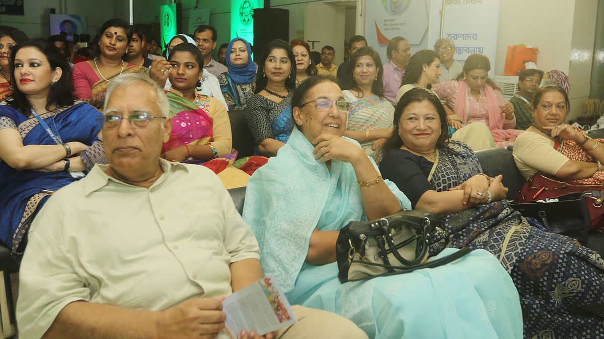Eminent citizens of the country were present during the reception on 14 October at CA Bhaban in Karwan Bazar. Photo: Abdus Salam