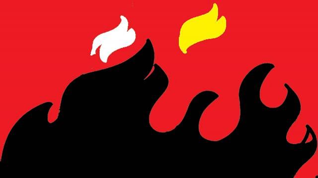 Fire. A Prothom Alo Illustration