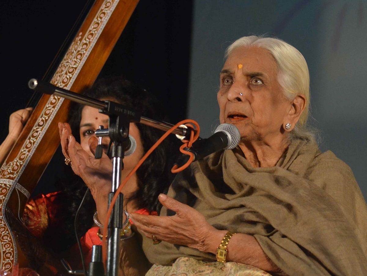 Thumri queen Girija Devi is no more. Photo: IANS