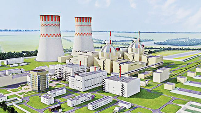 Model of the Rooppur nuclear power plant
