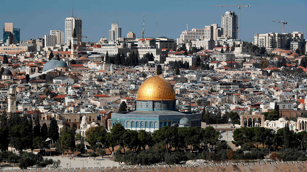 View of Jerusalem. US President Donald Trump may recognize Jerusalem as the capital of Israel. The international community says Jerusalem’s status must be negotiated between Israelis and Palestinians. AFP file photo