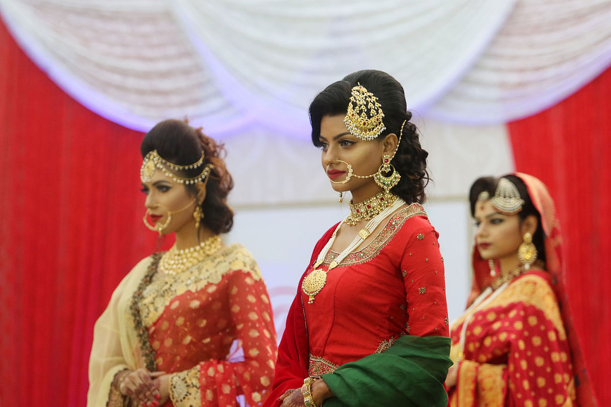 The bridal fashion show was an added attraction. Photo: Saiful Islam
