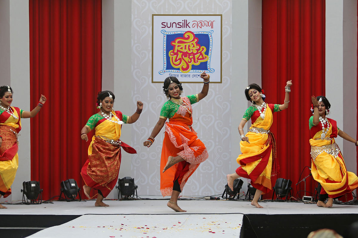 Dance and songs at the wedding festival. Photo: Saiful Islam
