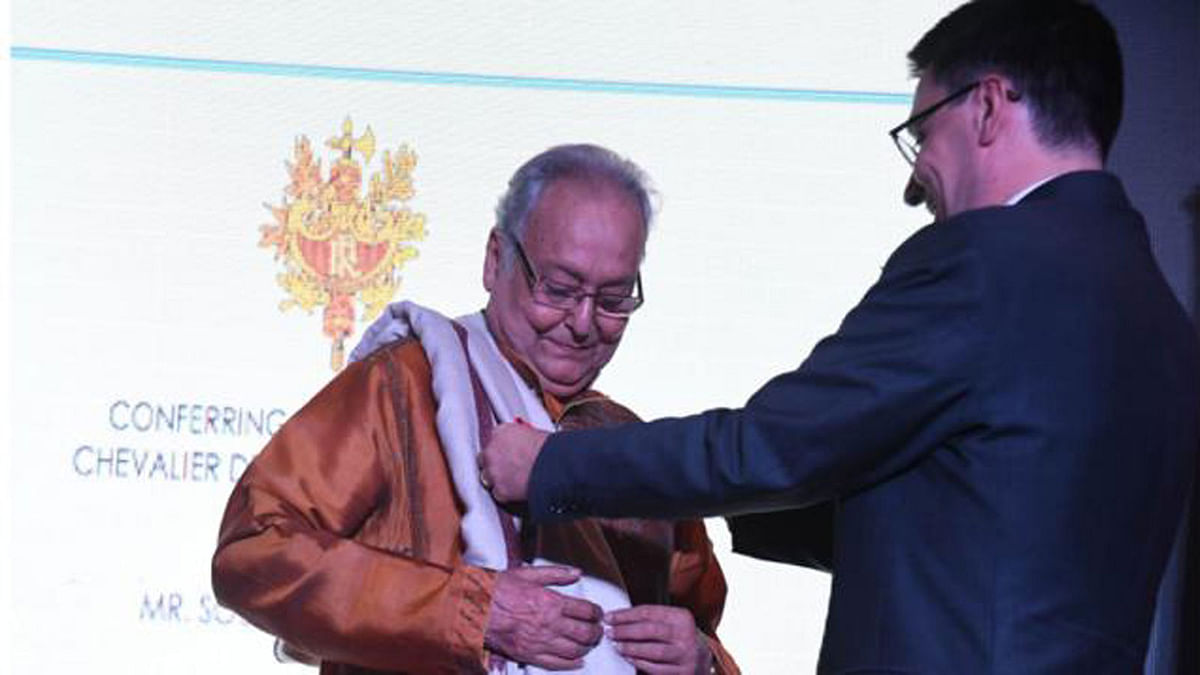 Soumitra Chatterjee conferred France’s highest civilian award