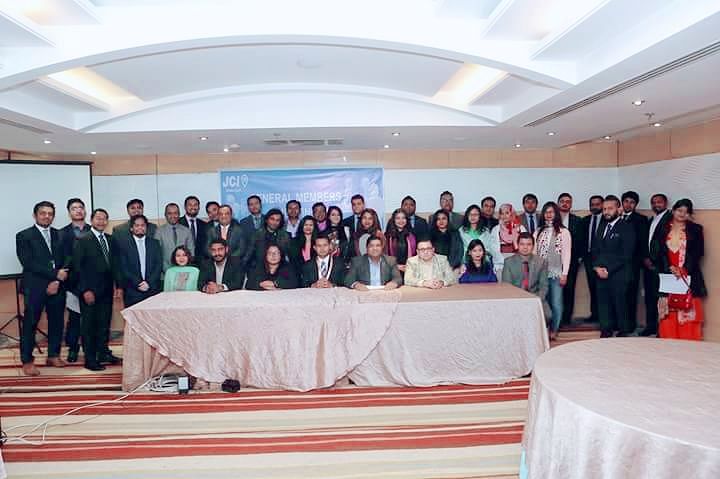 Junior Chamber International Dhaka East chapter held a members meeting on 2 February at Westin hotel in the capital city