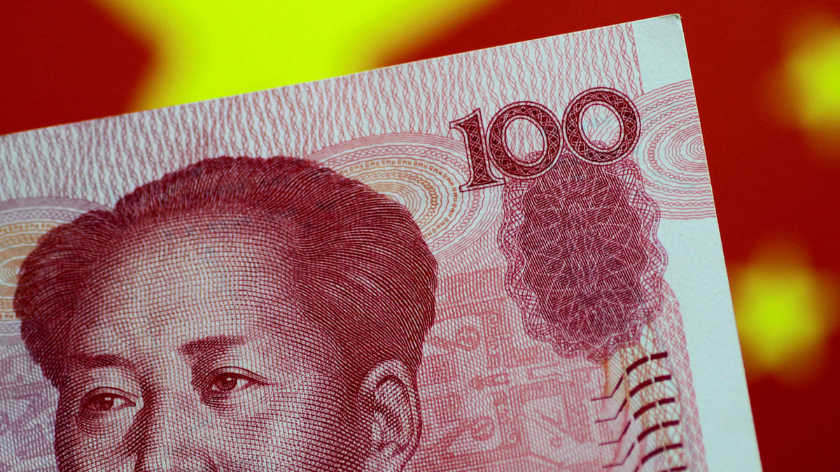A China yuan note is seen in this illustration photo 31 May 2017. Reuters File Photo