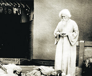 Rabindranath Tagore in 'Natir Puja'