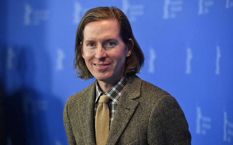 US director Wes Anderson poses during a photocall upon arrival for a press conference to present the animated feature `Isle of Dogs` of the Berlinale film festival in Berlin on 15 February, 2017. Photo: AFP
