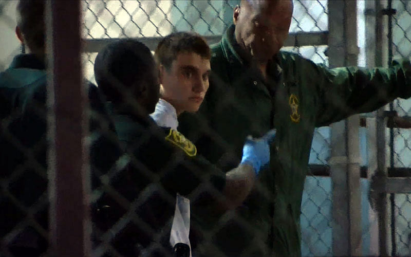 Shooting suspect Nikolas Cruz on 15 February at Broward County Jail in Ft. Lauderdale, Florida. Photo: AFP  Former student confesses to Florida school shooting