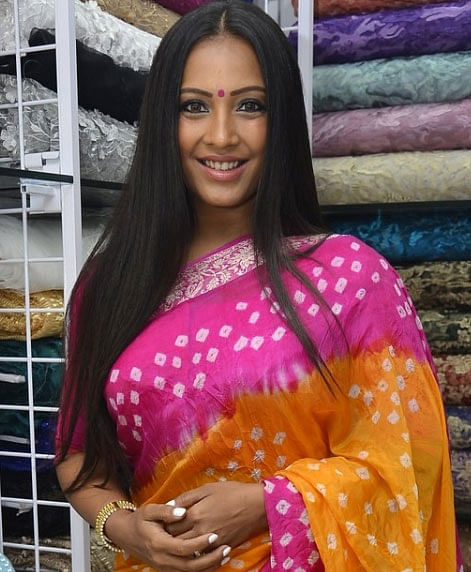 Actress Meghna Naidu during the inauguration of a store in Mumbai, on 18 May. Photo: IANS