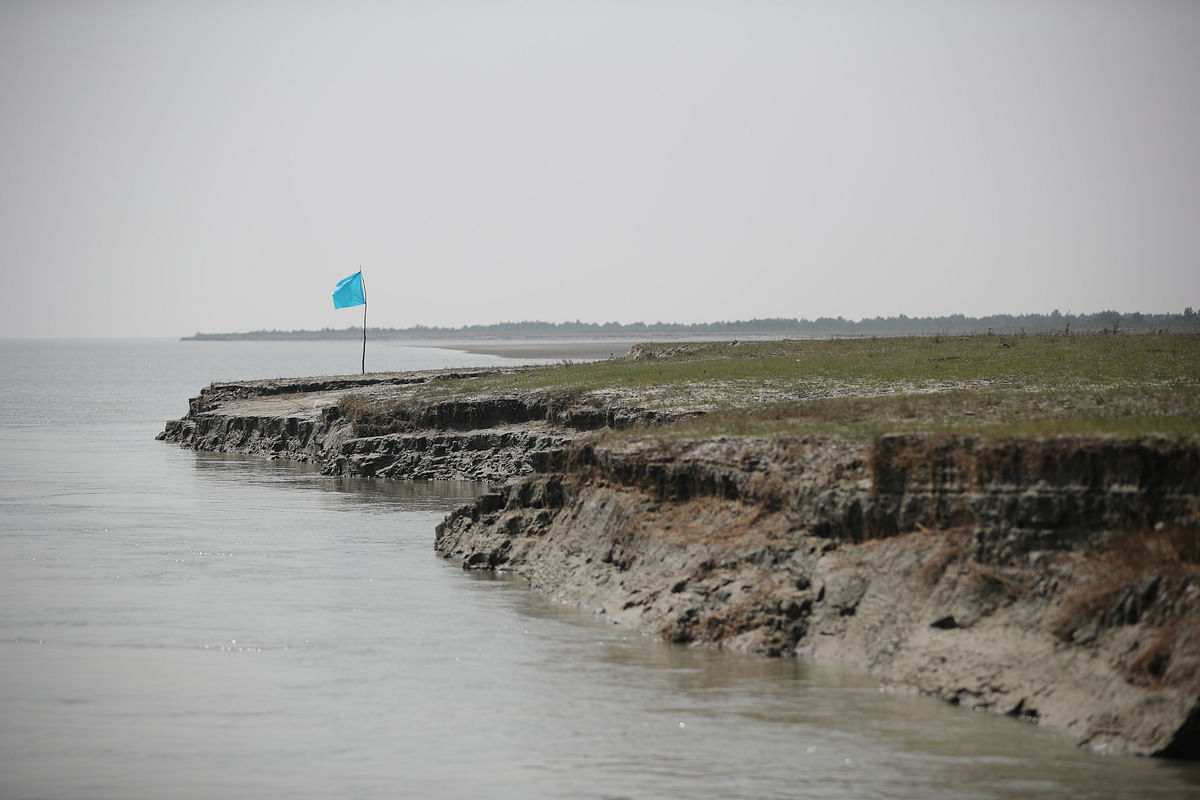 View of the Vashan Char, previously known as Thengar Char island in the Bay of Bengal. Reuters file photo