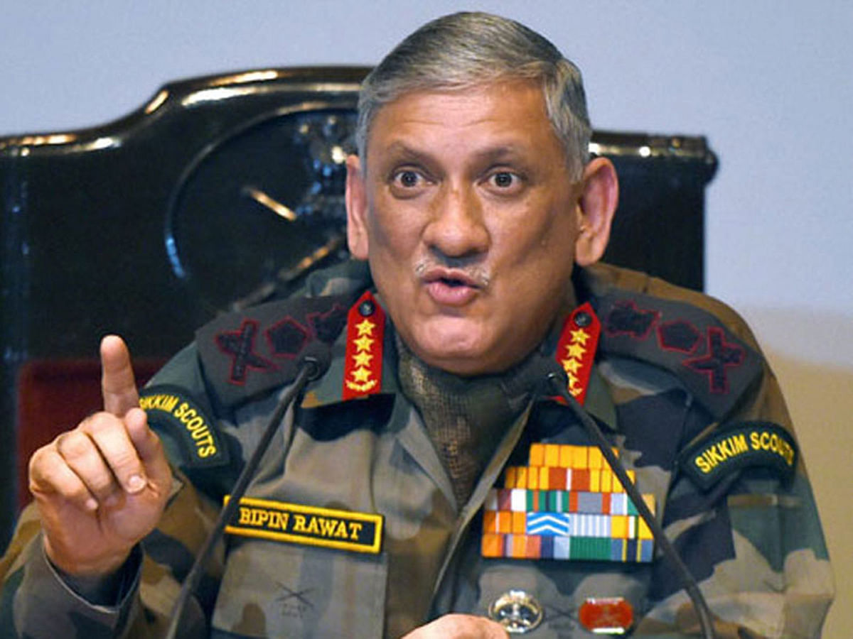 Indian army chief General Bipin Rawat