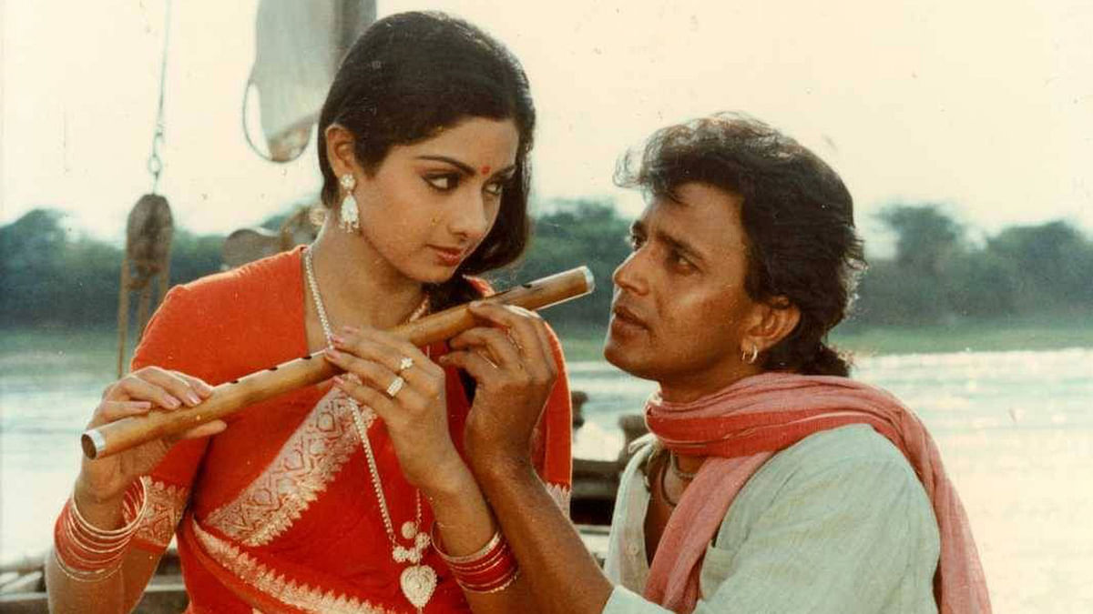 Sridevi acted in a number of films with Mithun Chakraborty. The duo were said to have had an affair and even rumoured to be married before she went on to marry Boney.