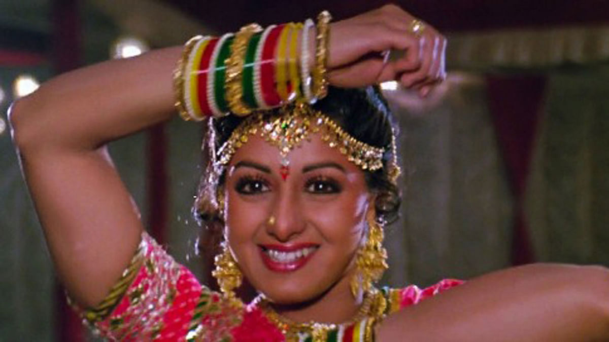 Sridevi in 1989 film `Chandni`, directed by Yash Chopra.