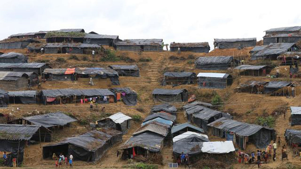 Rohingya refugee camp. File Photo