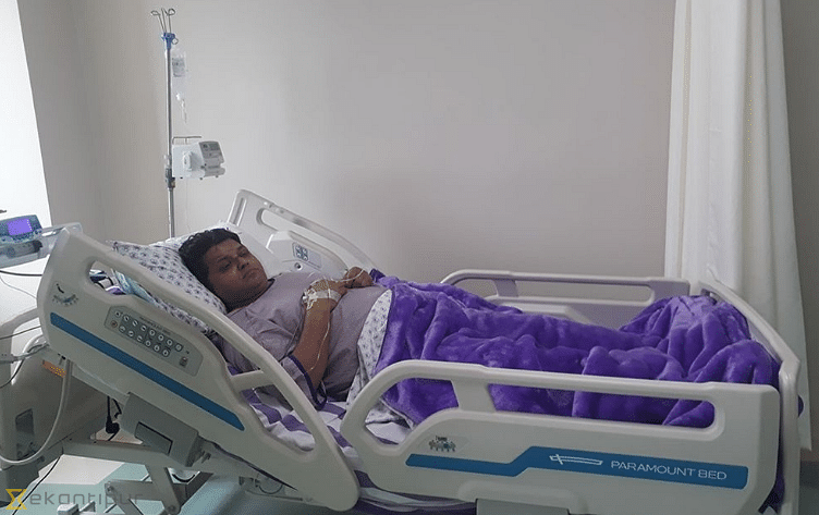 US Bangla plane crash survivor Keshav Pandey. Photo: Kathmandu Post