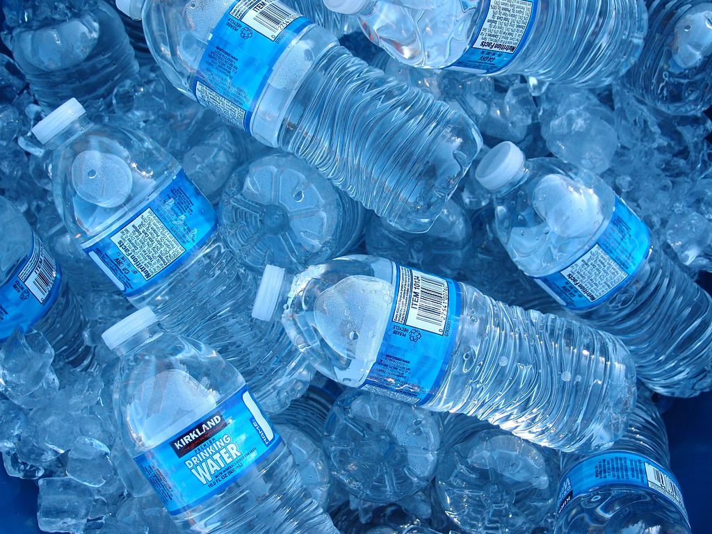 A recent study has found the world`s top brands of bottled water contaminated with plastic particles. Photo: Collected