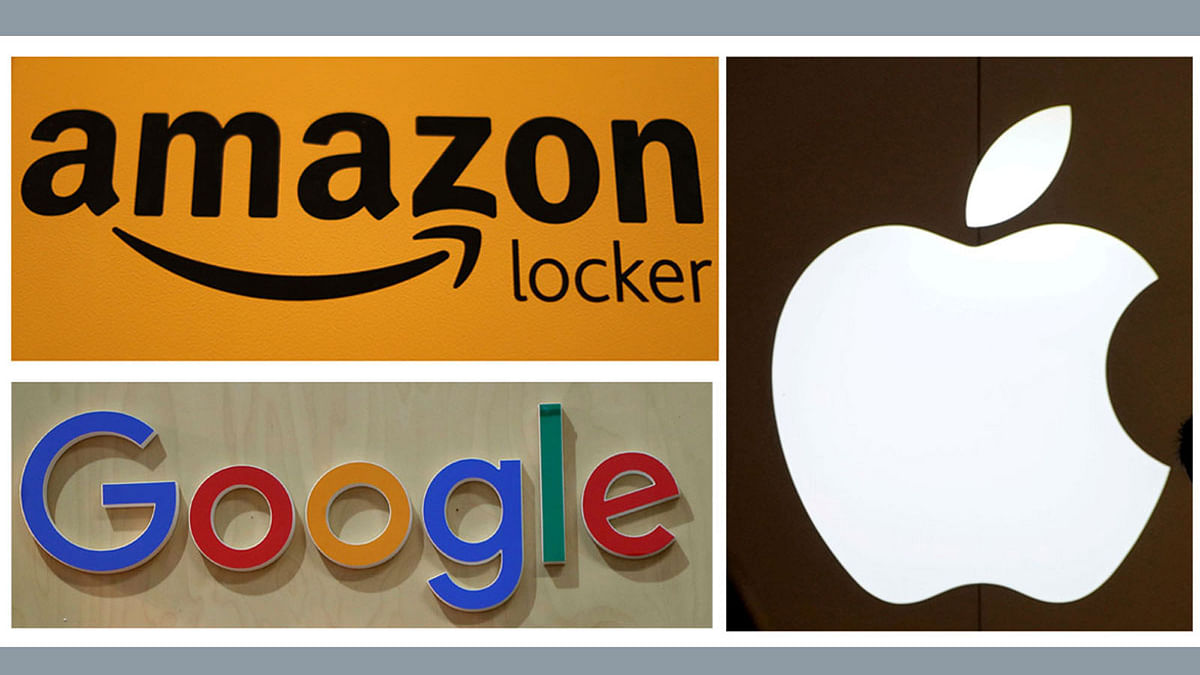 Google, Apple, Amazon