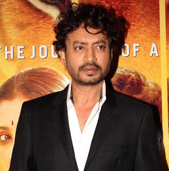 Indian actor Irrfan Khan arrives for the screening of the film `Dabba (The Lunchbox)` at the 38th Toronto International Film Festival, in Toronto, Canada 8 September, 2013. Photo: Reuters