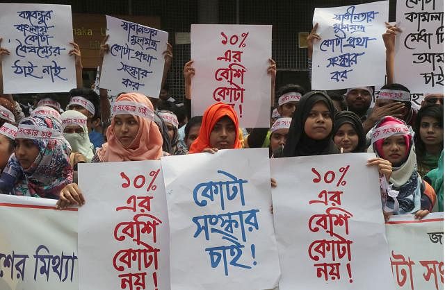 Anti-quota protesters announce fresh programme