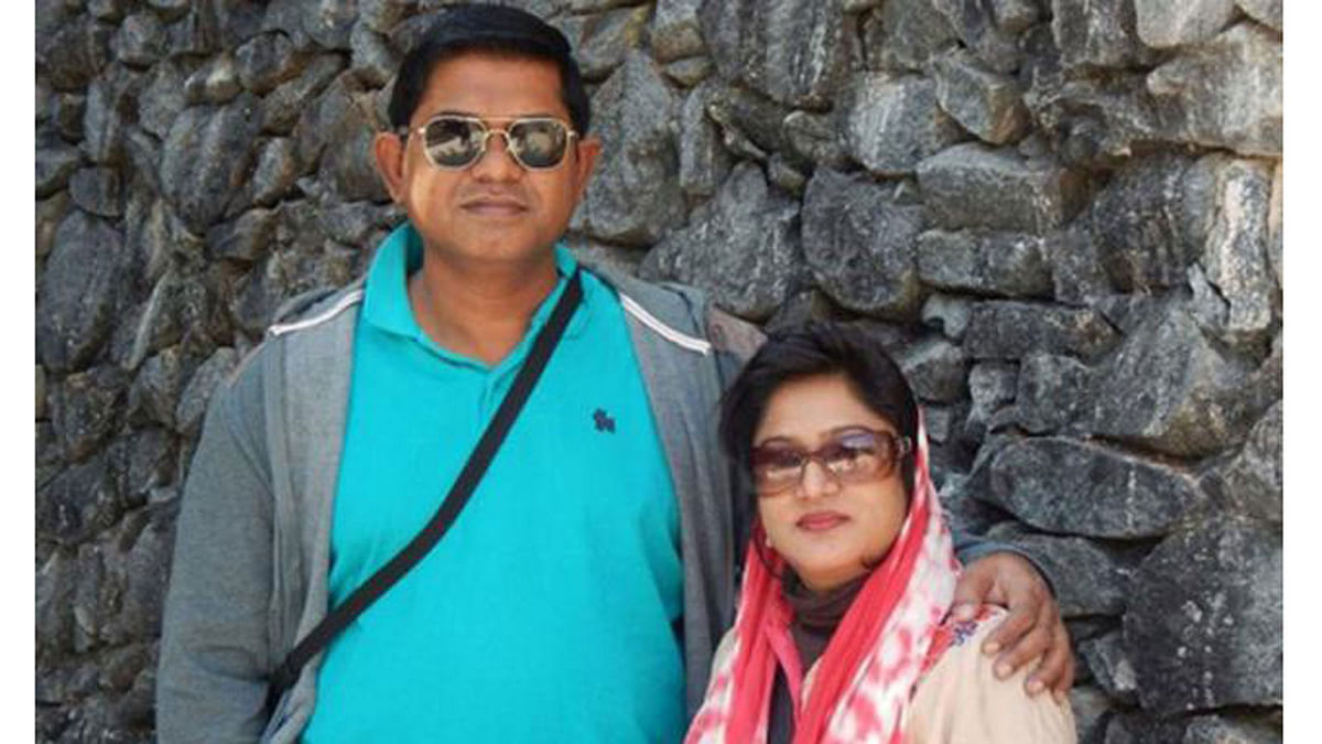 Afsana Khanom, wife of pilot Abid Sultan who died in the US-Bangla aircraft crash in Kathmandu, has been kept on life support. Photo: UNB