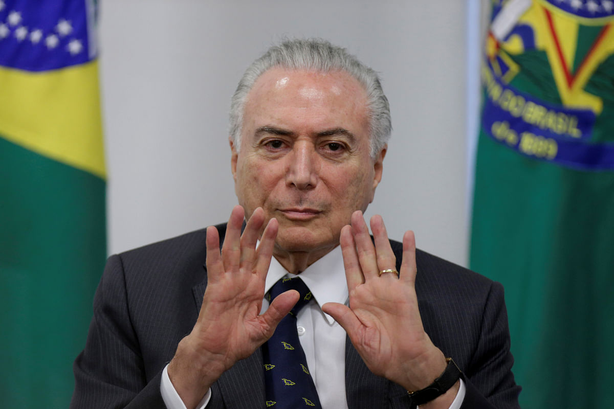 Brazil`s President Michel Temer. Reuters file photo