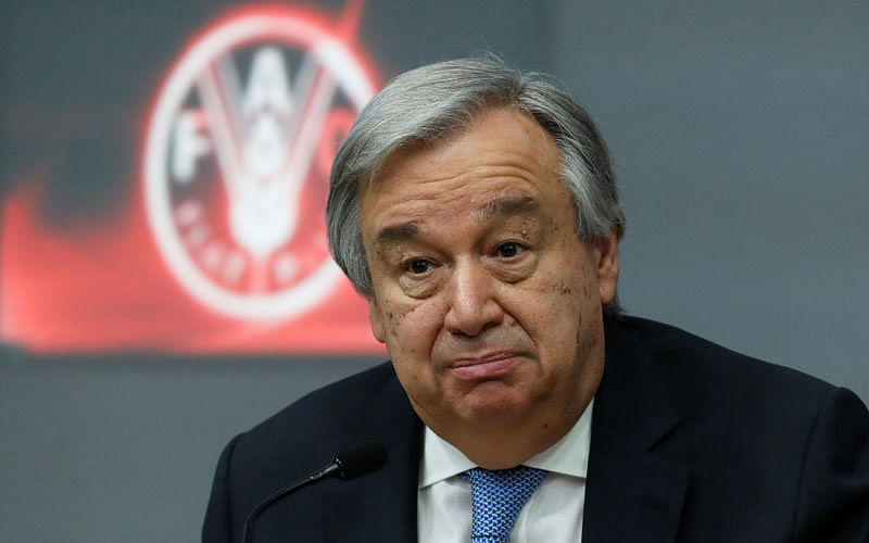 UN secretary general Antonio Guterres. Photo: Reuters