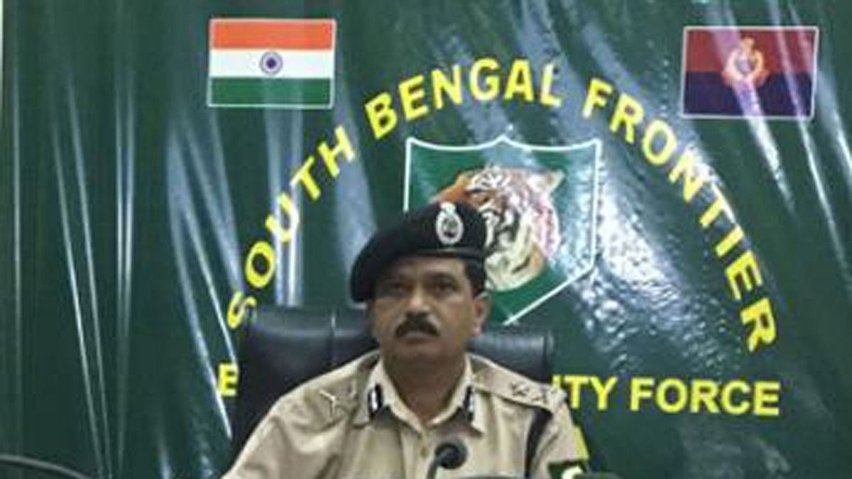 Inspector General of Border Security Force`s (BSF`s) South Bengal Frontier PSR Anjaneyulu. Photo: BSS