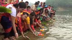 Boisabi Utsab, the biggest traditional festival of tribal people, began in Rangamati through floating flowers in the Kaptai Lake at Chakma Rajbari ghat in Rangamati.