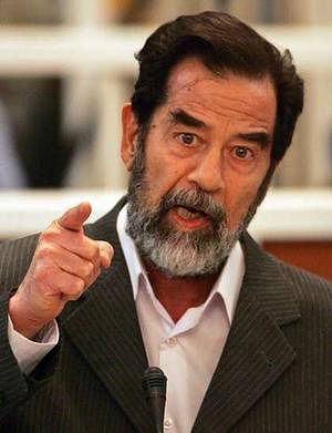 Saddam Hussein. Photo: Collected