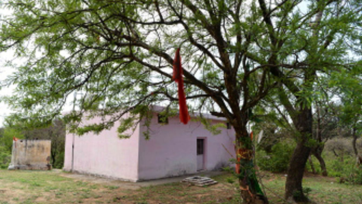 This picture taken on April 17, 2018, shows a general view of the Devasthan Hindu temple, where an eight-year-old girl was raped and murdered, at Rasana village in Kathua district of Jammu. There are no Muslims left in the village of Rasana, which has become a symbol of India`s rape crisis after the brutal murder of an eight-year-old Muslim girl blamed on Hindu men. Photo: AFP