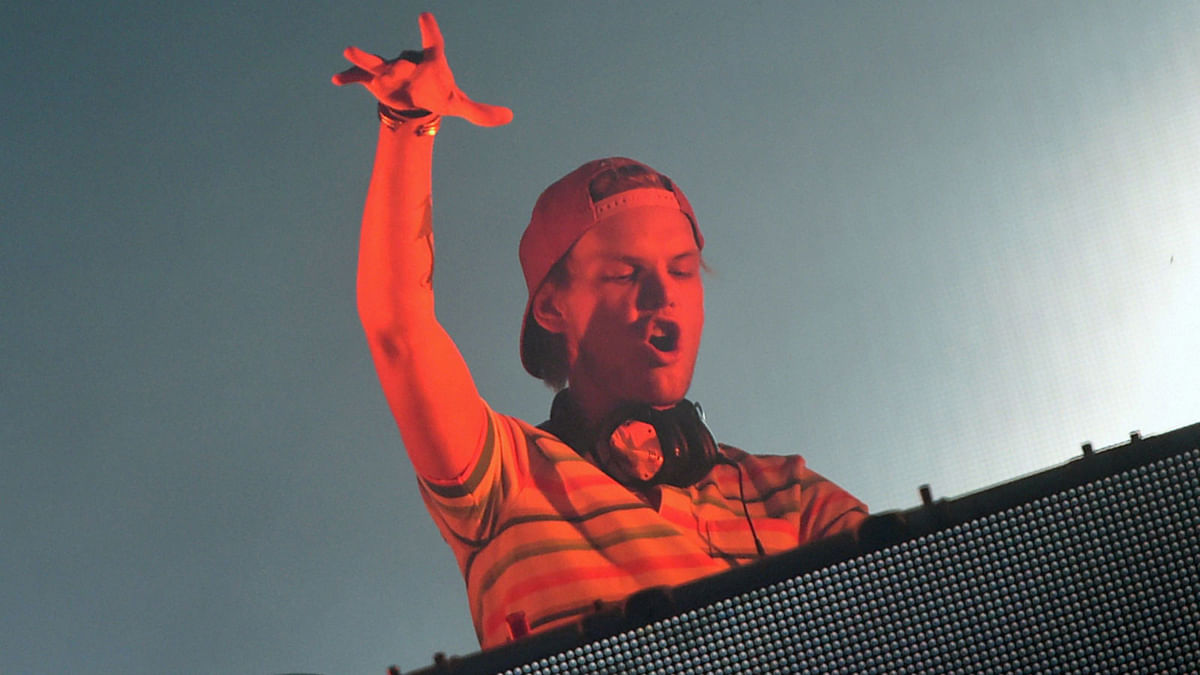 In this file photo taken on 14 August, 2015 Swedish DJ, remixer, record producer and singer Tim Bergling, better known by his stage name `Avicii` performs at the Sziget music festival on the Hajogyar Island of Budapest. Photo: AFP