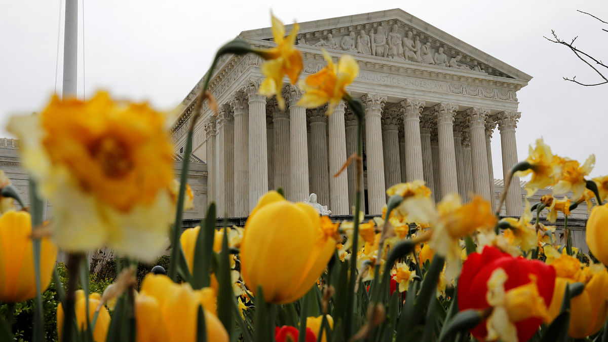 This 24 April photo shows US Supreme Court in Washington. Photo: Reuters