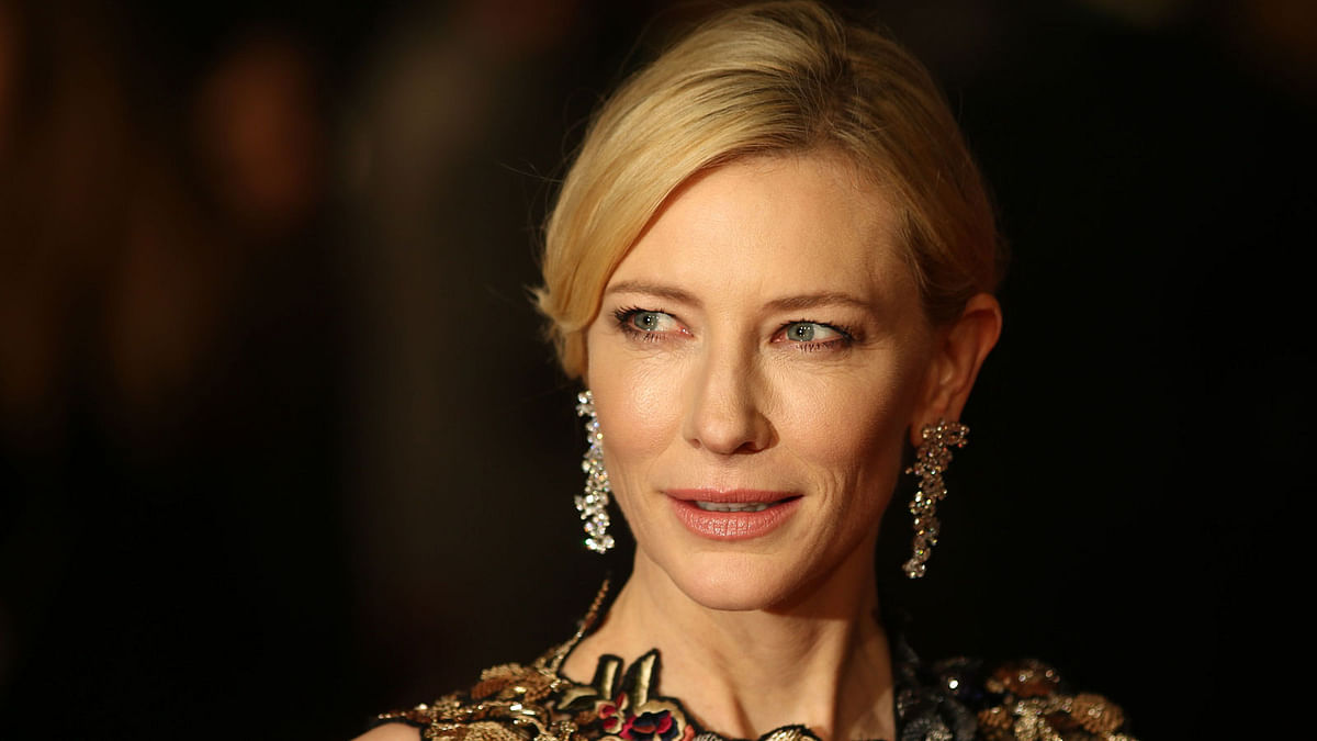 In this file photo taken on 14 February 2016 Australian actress Cate Blanchett poses on arrival for the BAFTA British Academy Film Awards at the Royal Opera House in London. AFP