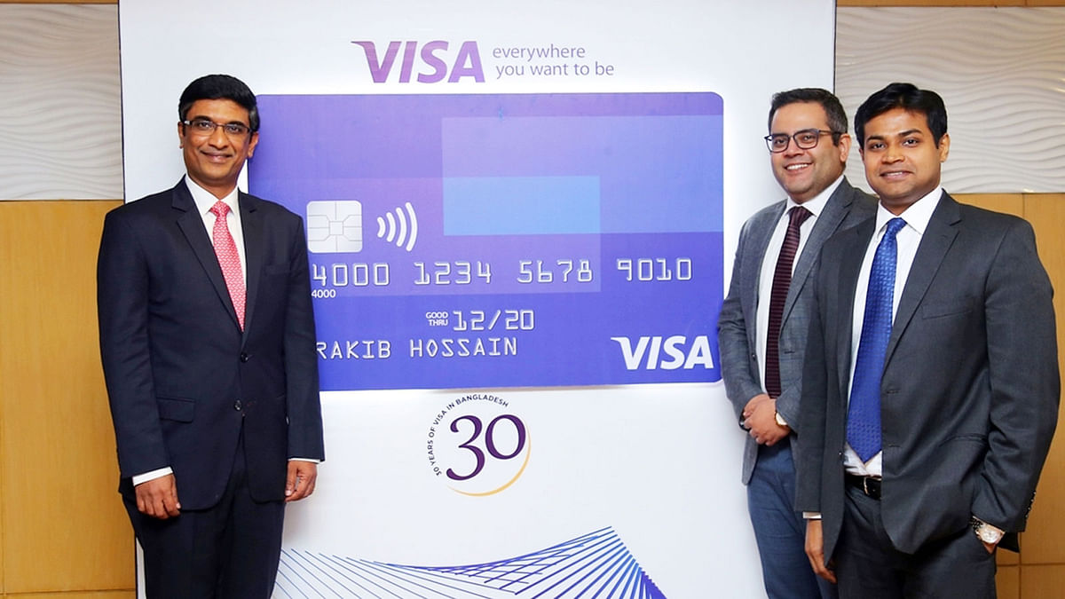 VISA Inc. unveils contact-less card in Bangladesh on Thursday
