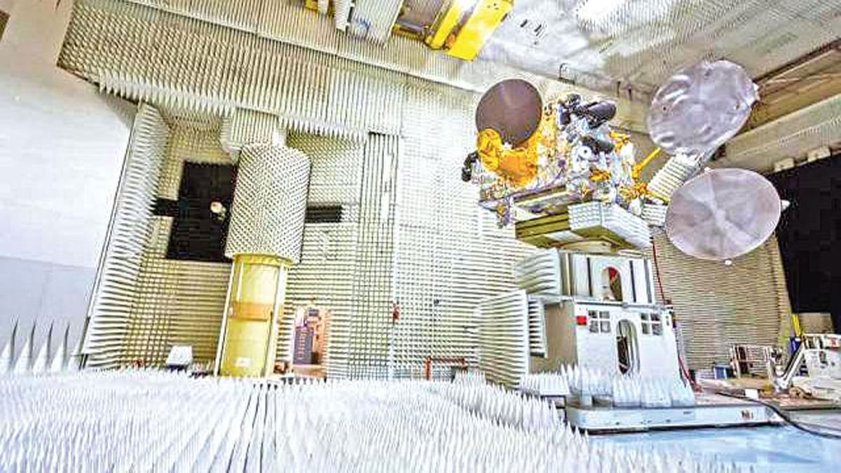 Bangabandhu Satellite-1 at Thales Alenia Space in France. Photo Courtesy: Thales Alenia Space