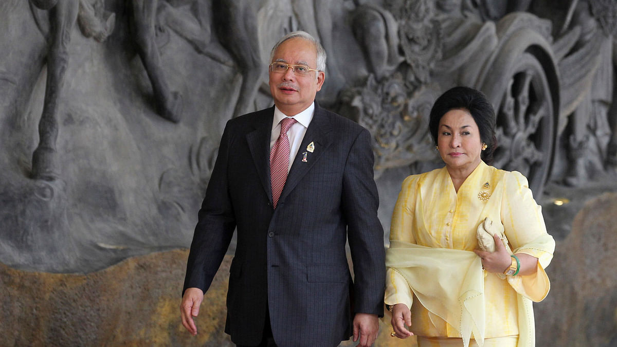 Malaysia prime minister Najib Razak and his wife Rosmah Mansor arrive at the Bali Nusa Dua Convention Centre before the opening ceremony of the Association of South East Asian Nations (ASEAN) Summit in Nusa Dua, Bali on 17 November 2011. Reuters File Photo