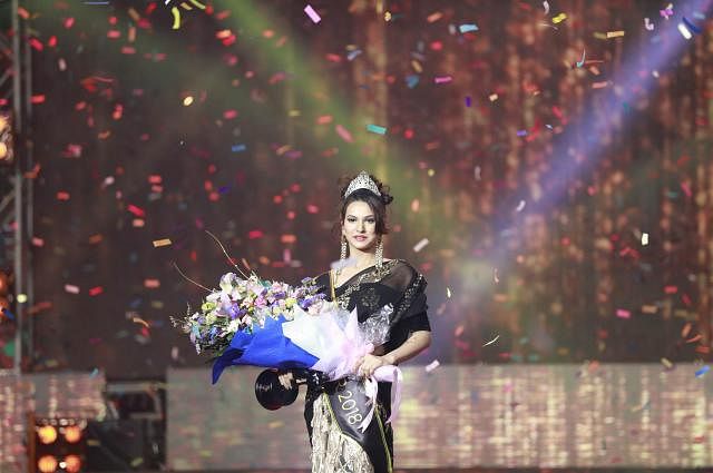 Lux superstar-2018 Mim Mantasha. Photo: Prothom Alo