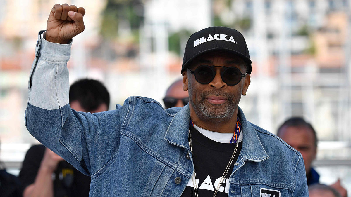 US director Spike Lee poses on 15 May, 2018 during a photocall for the film `BlacKkKlansman` at the 71st edition of the Cannes Film Festival in Cannes, southern France. Photo: AFP